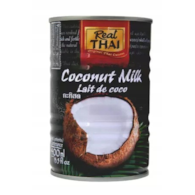 Real Thai Kokosowy krem ekstrakt 85% tłuszcz 19% puszka 400 ml