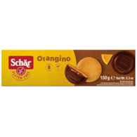 Schar Biszkopty Orangino z galaretką pomarańczową w czekoladzie 150 g