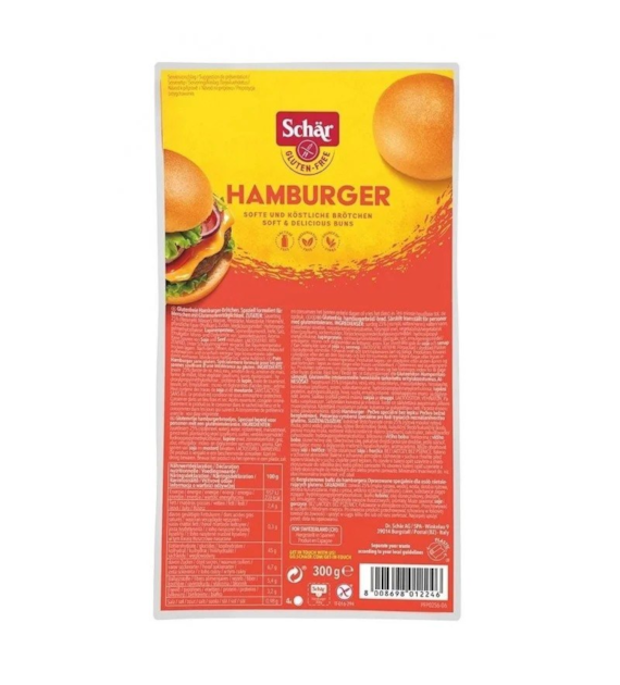 Schar Bułki Rolls Hamburger (4x75 g) 300 g